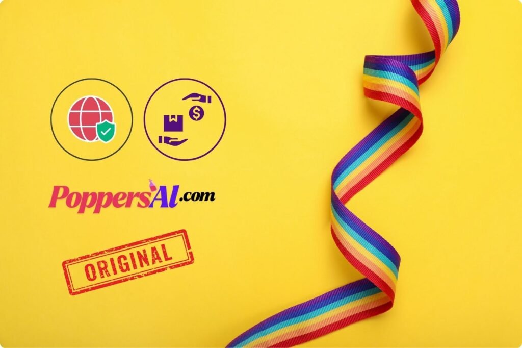Poppers orijinal ürün ve kapıda ödeme imkanı.