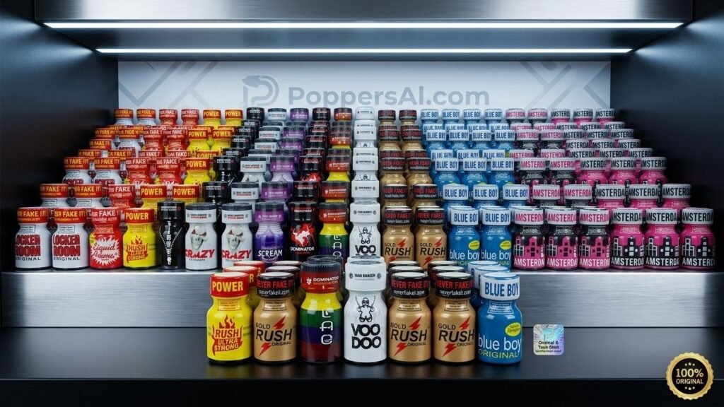 PoppersAl.com stoklarında bulunan Poppers Aroma Çeşitleri